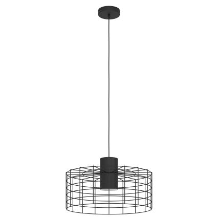 Eglo - Chandelier on a string 1xE27/40W/230V d. 48 cm black
