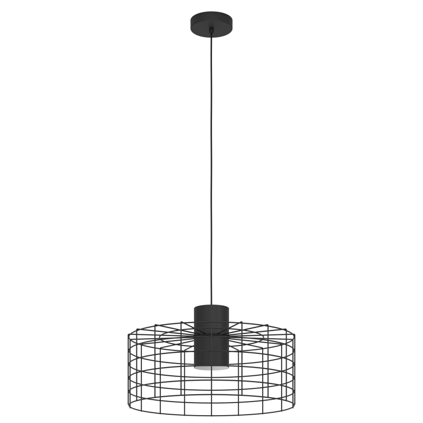 Eglo - Chandelier on a string 1xE27/40W/230V d. 48 cm black
