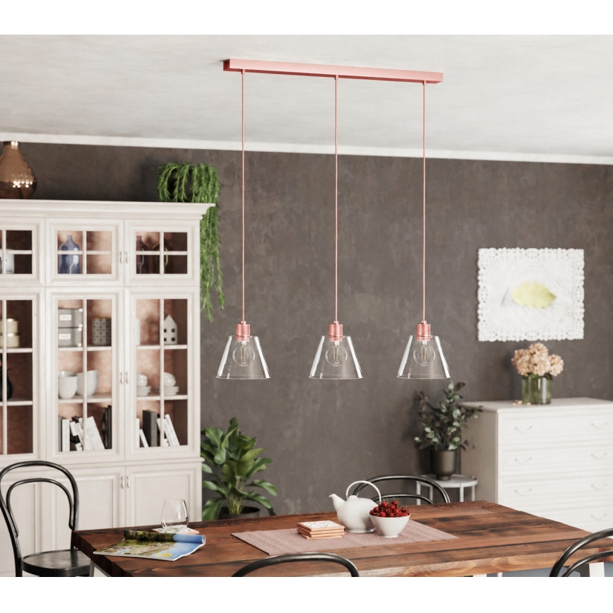 Eglo - Chandelier on a string 3xE27/40W/230V