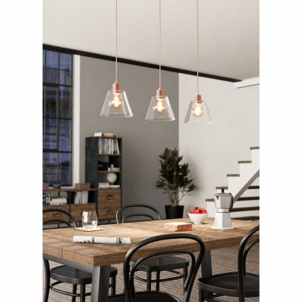 Eglo - Chandelier on a string 3xE27/40W/230V