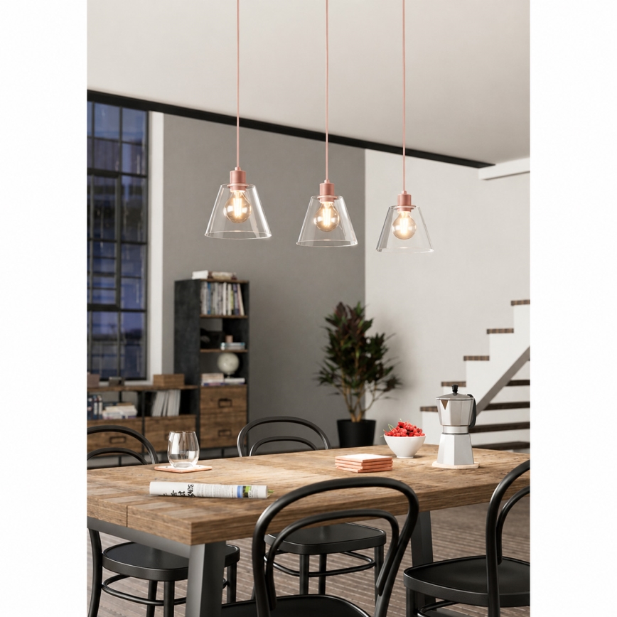 Eglo - Chandelier on a string 3xE27/40W/230V