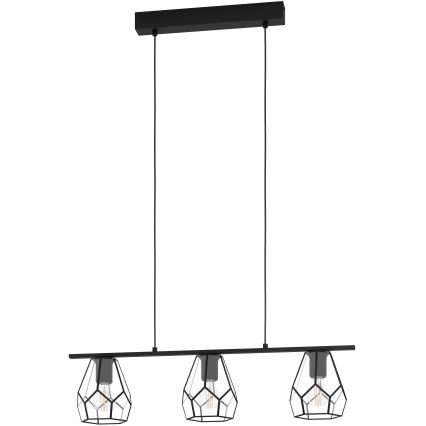 Eglo - LED Pendant Light on Cable 3xE27/40W/230V