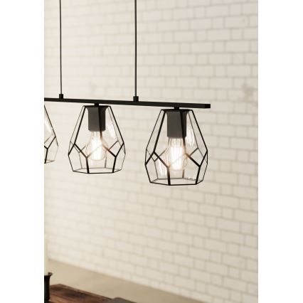 Eglo - LED Pendant Light on Cable 3xE27/40W/230V