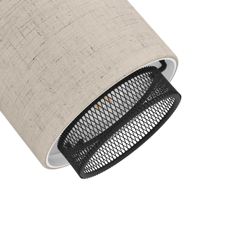 Eglo - Wall light 3xE14/40W/230V black/beige