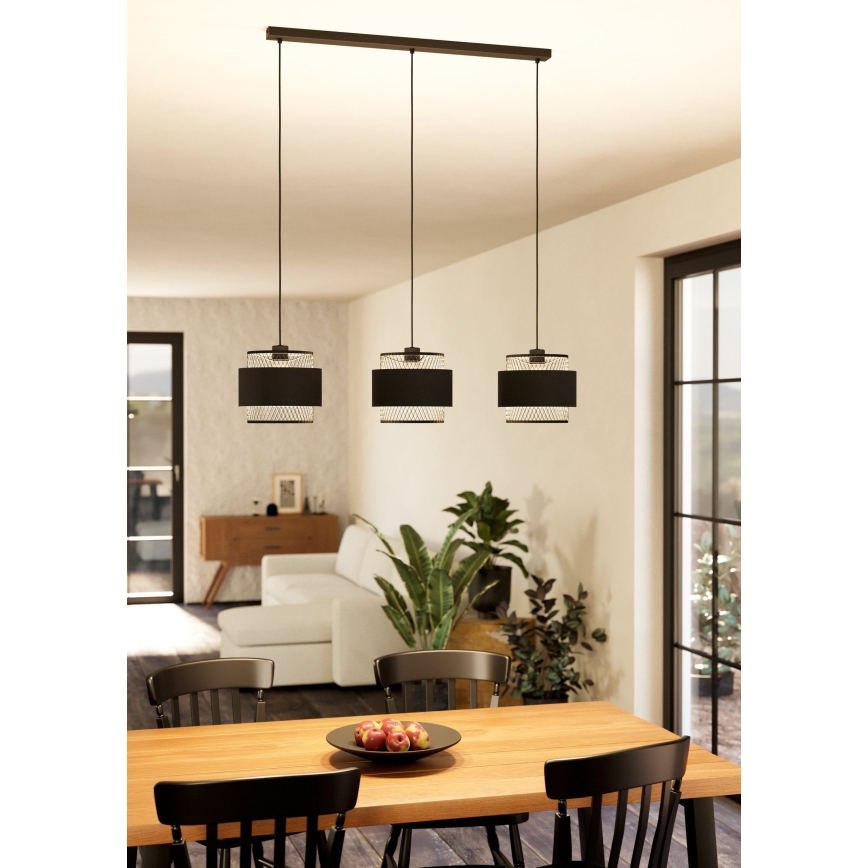Eglo - Chandelier on a string 3xE27/40W/230V