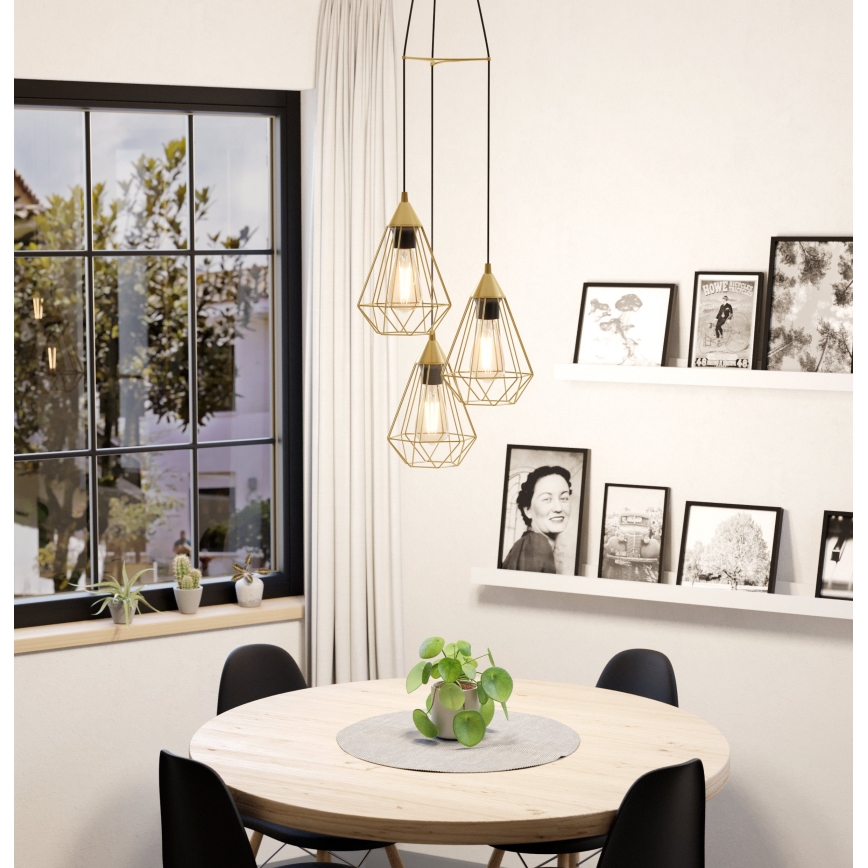 Eglo - Chandelier on a string 3xE27/60W/230V