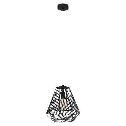 Eglo - Chandelier on a string 1xE27/40W/230V black