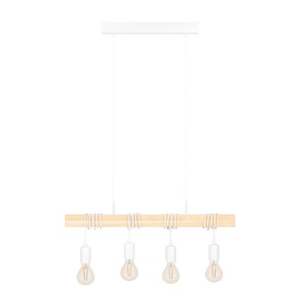Eglo - Cable-hung pendant TOWNSHEND 4xE27/60W/230V