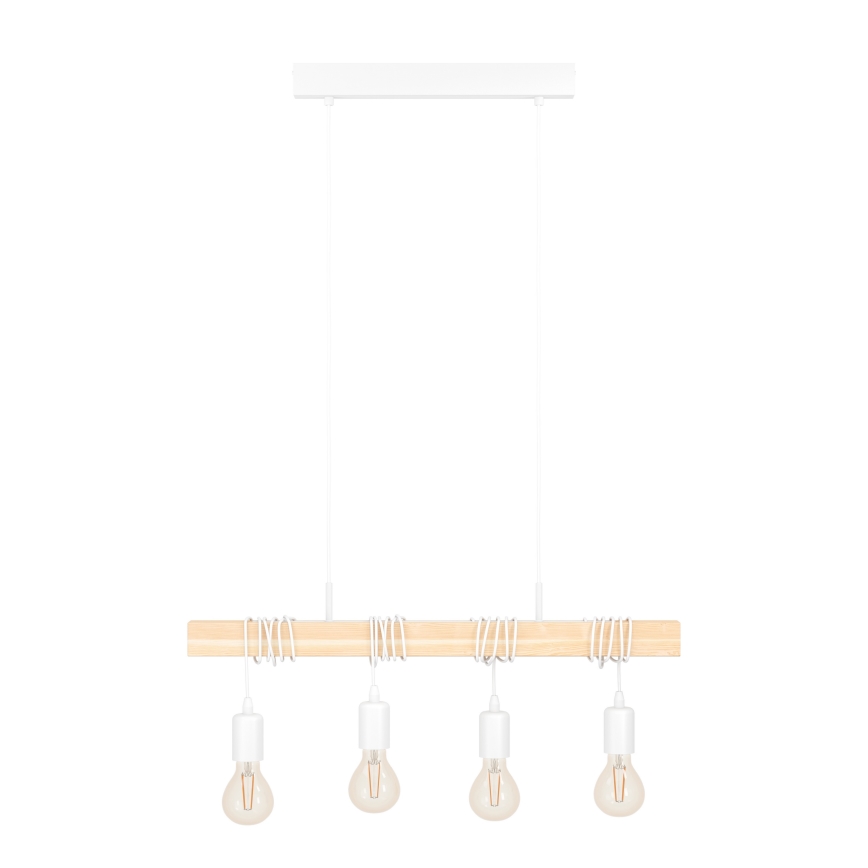 Eglo - Cable-hung pendant TOWNSHEND 4xE27/60W/230V