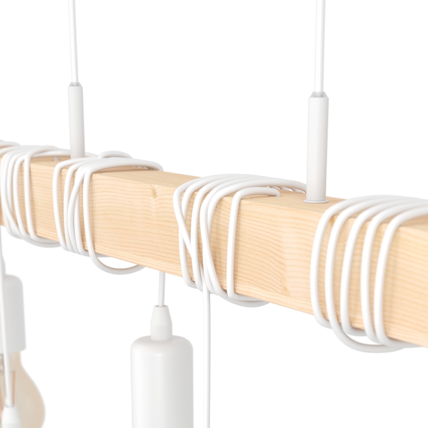 Eglo - Chandelier on a string TOWNSHEND 6xE27/60W/230V - FSC certified