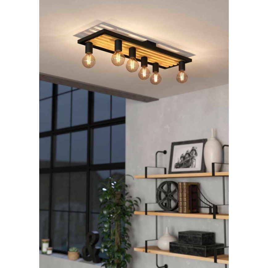 Eglo - Ceiling light 6xE27/40W/230V