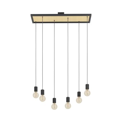 Eglo - Chandelier on a string 6xE27/40W/230V