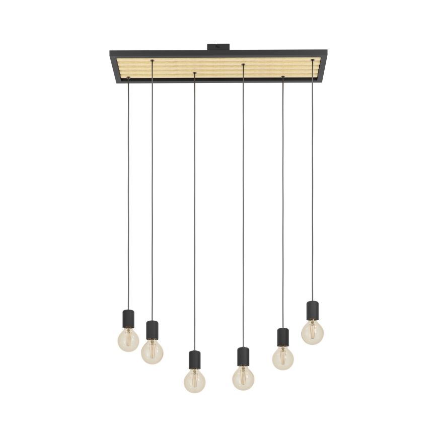 Eglo - Chandelier on a string 6xE27/40W/230V