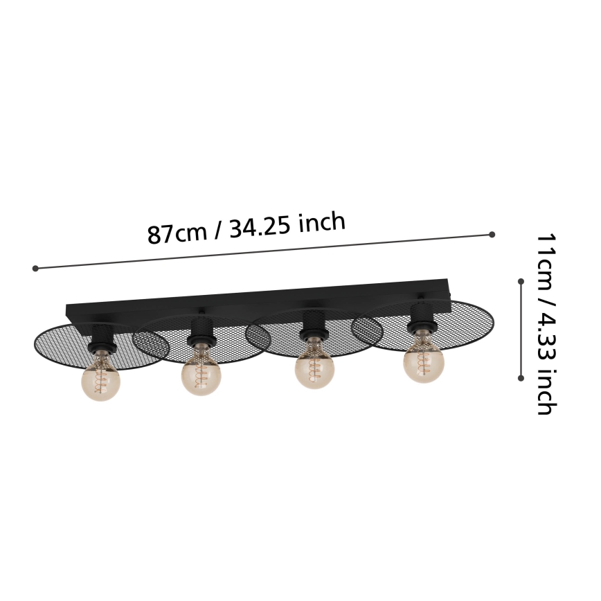Eglo - Ceiling light 4xE27/40W/230V