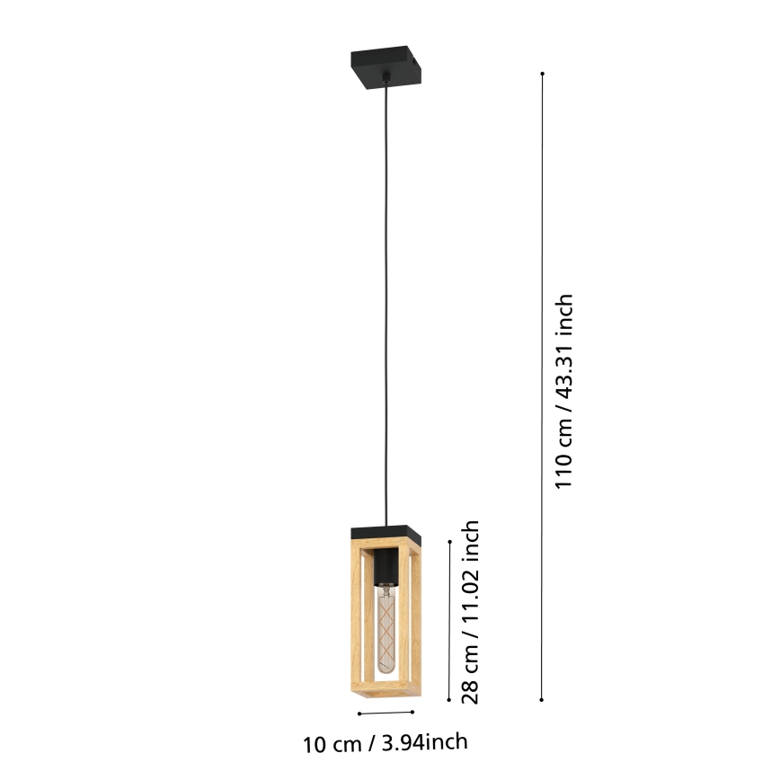 Eglo - Chandelier on a string 1xE27/40W/230V