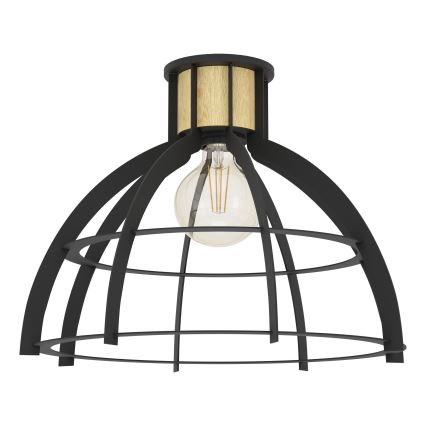 Eglo - Ceiling light 1xE27/40W/230V black