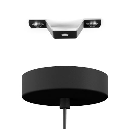Eglo - Chandelier on a string 1xE27/40W/230V black