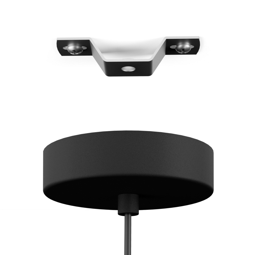 Eglo - Chandelier on a string 1xE27/40W/230V black