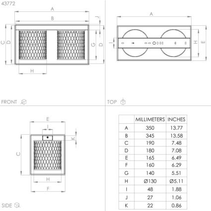 Eglo - Ceiling light 2xE27/40W/230V