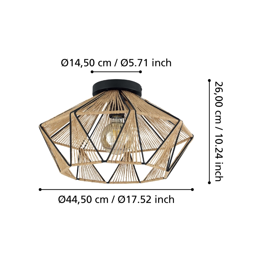 Eglo - Ceiling light 1xE27/40W/230V