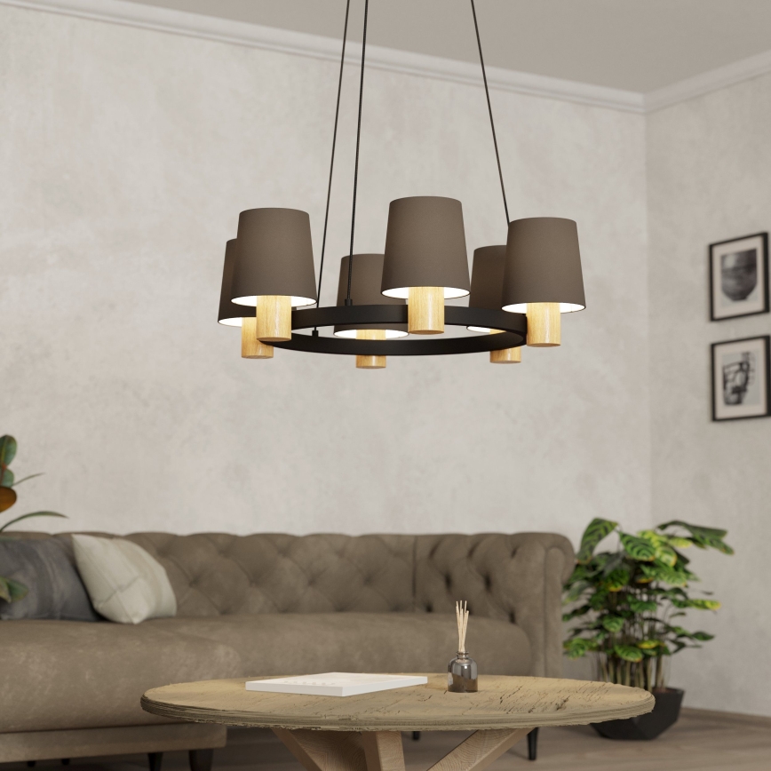 Eglo - Chandelier on a string 6xE27/40W/230V