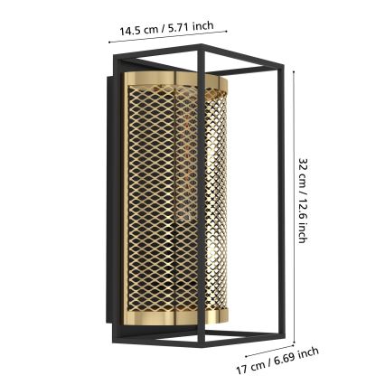 Eglo - Wall light 1xE27/40W/230V