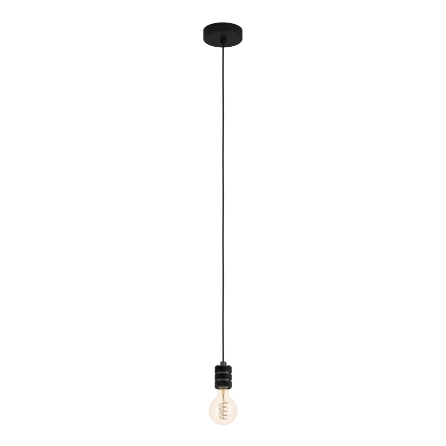 Eglo - Chandelier on a string 1xE27/40W/230V black