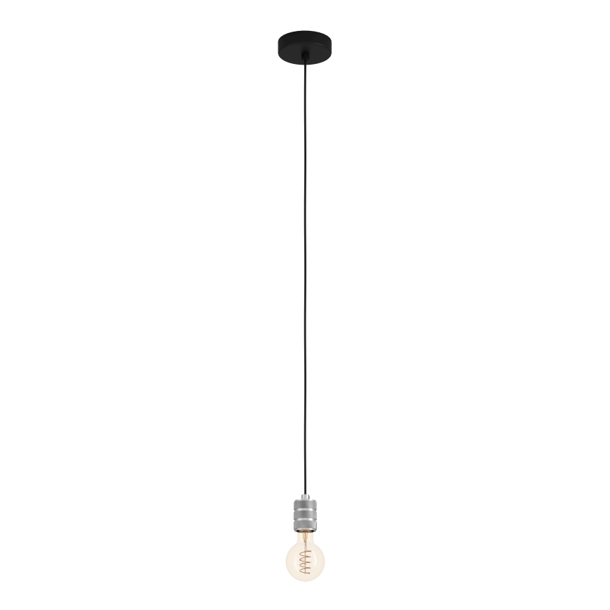 Eglo - Chandelier on a string 1xE27/40W/230V chrome