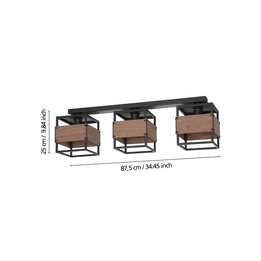 Eglo - Ceiling light 3xE27/40W/230V