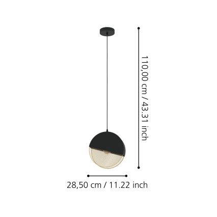 Eglo - Chandelier on a string 1xE27/40W/230V