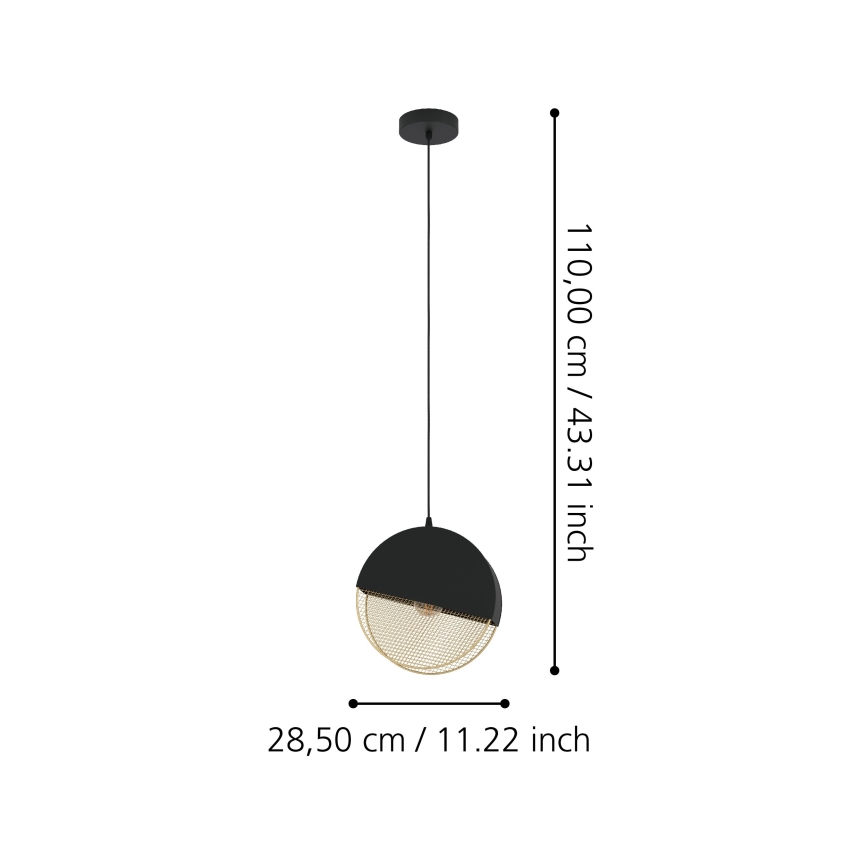 Eglo - Chandelier on a string 1xE27/40W/230V