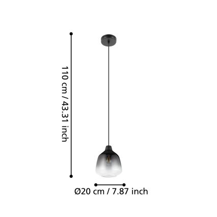 Eglo - Chandelier on a string 1xE27/40W/230V
