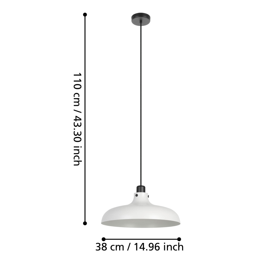 Eglo - Chandelier on a string 1xE27/40W/230V