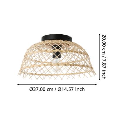Eglo 43831 - AUSNBY Ceiling Light 1xE27/40W/230V