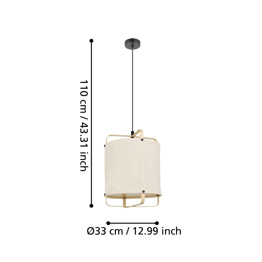 Eglo - Chandelier on a string 1xE27/40W/230V