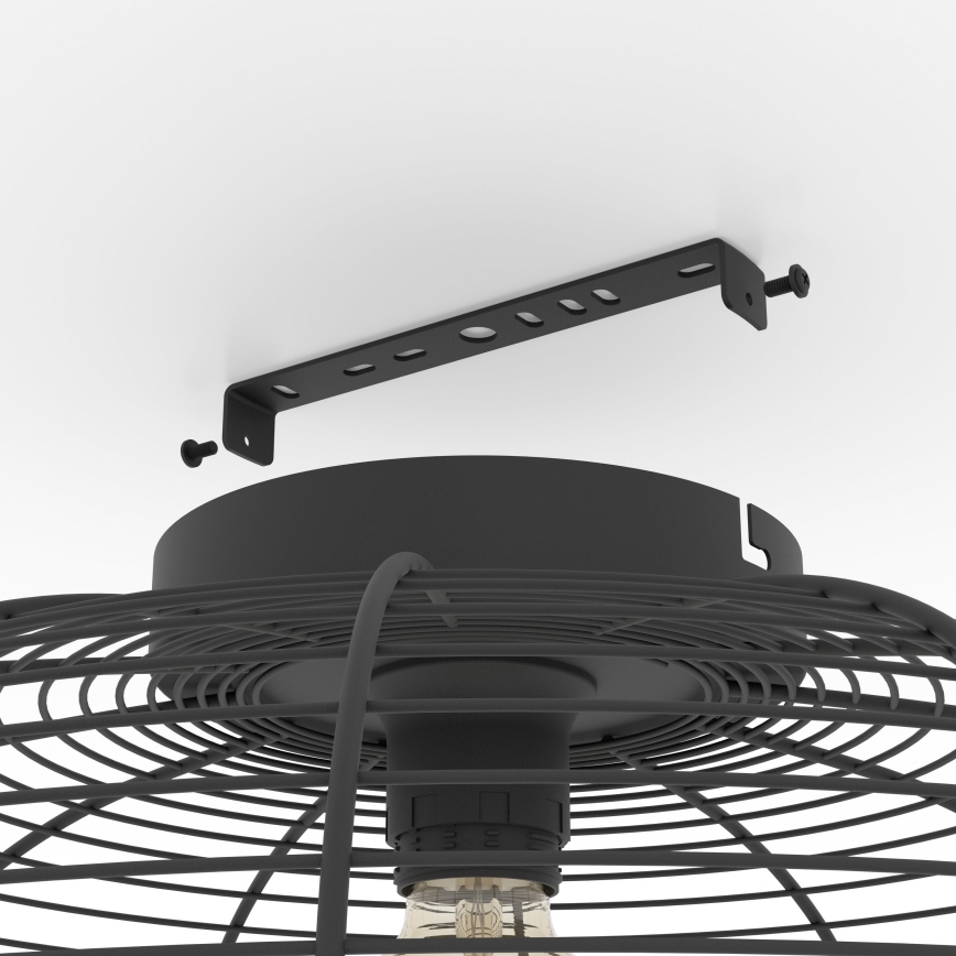 Eglo - Ceiling light 1xE27/40W/230V black