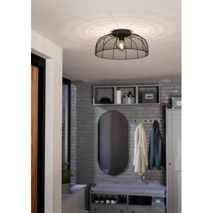Eglo - Ceiling light 1xE27/40W/230V black