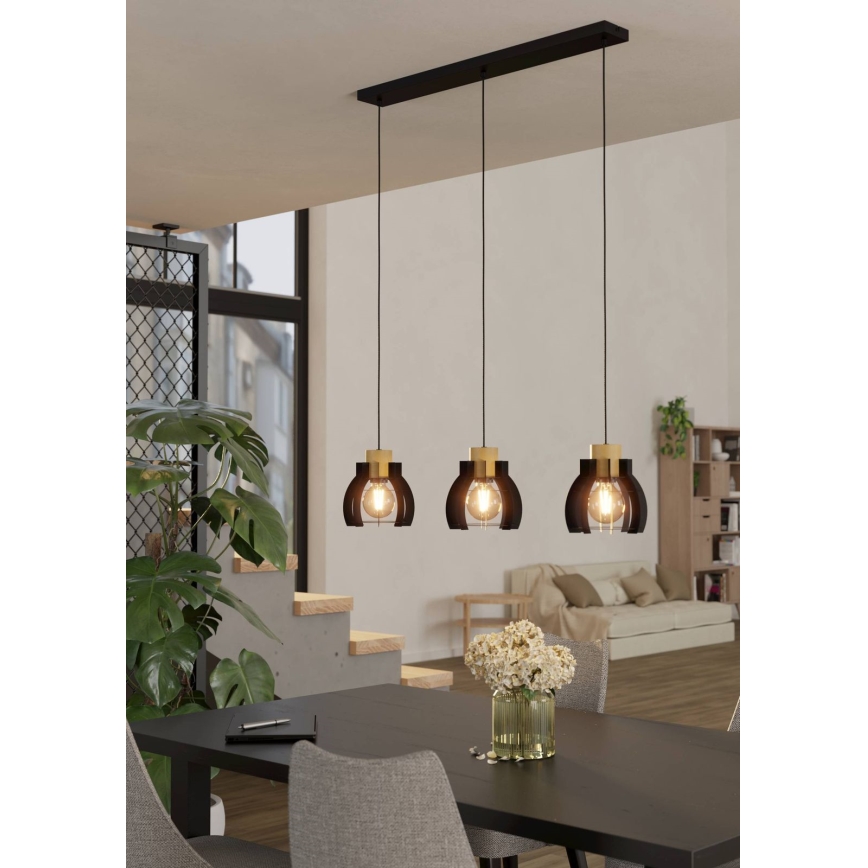 Eglo - Chandelier on a string 3xE27/40W/230V
