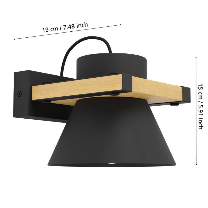 Eglo - Wall light 1xE27/15W/230V