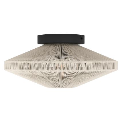 Eglo - Ceiling light 1xE27/40W/230V Ø 38 cm cream