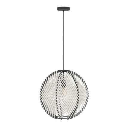 Eglo - Chandelier on a string 1xE27/40W/230V d. 48 cm white/black