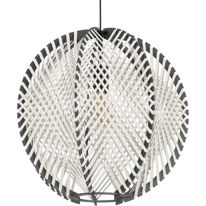 Eglo - Chandelier on a string 1xE27/40W/230V d. 48 cm white/black
