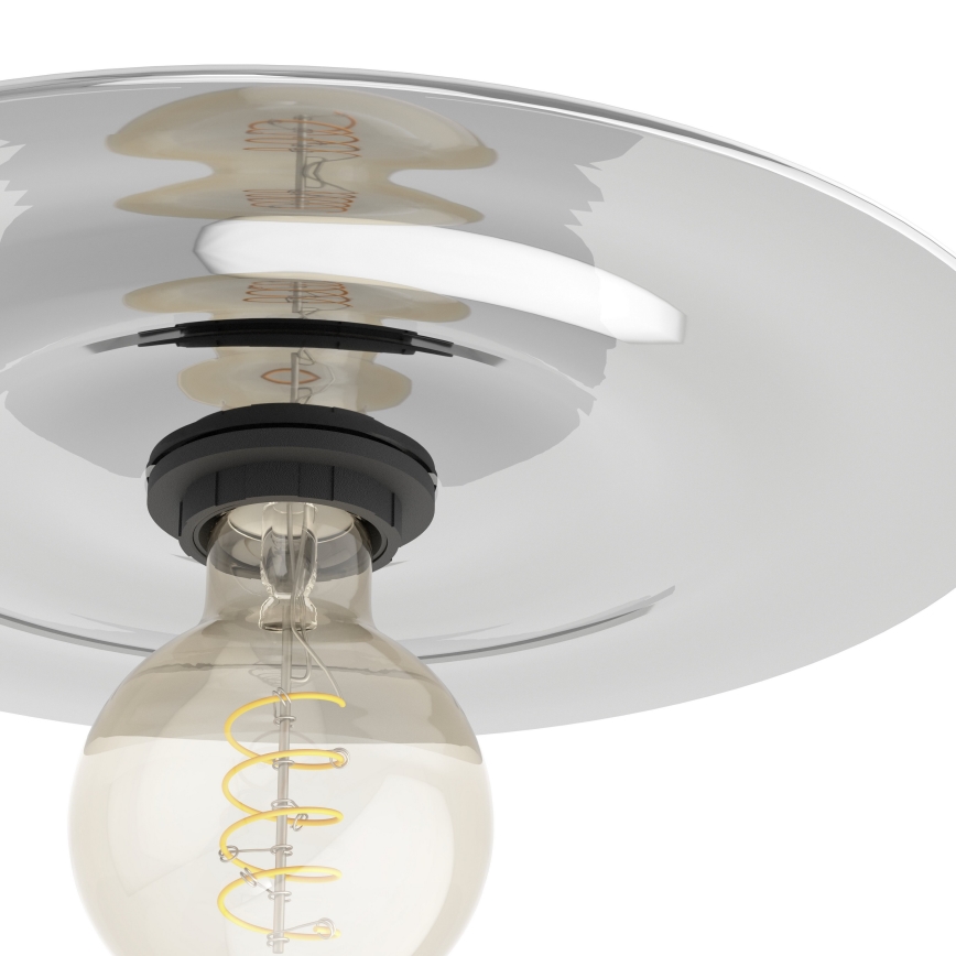 Eglo - Ceiling light 1xE27/40W/230V grey