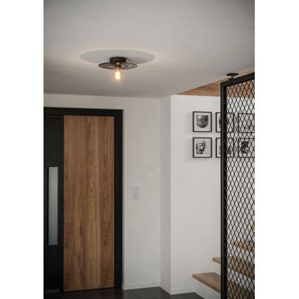 Eglo - Ceiling light 1xE27/40W/230V grey