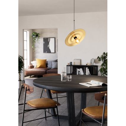 Eglo - Chandelier on a string 1xE27/40W/230V gold