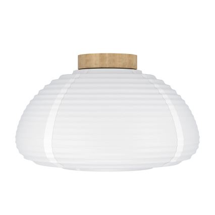 Eglo - Ceiling light 1x E27/40W/230V Ø 40 cm white/beige