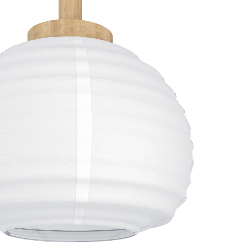 Eglo - Cable-hung pendant light, 3x E27/40W/230V, white/beige