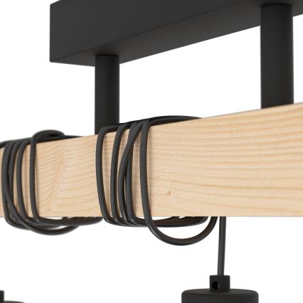 Eglo - Surface-mounted chandelier TOWNSHEND 3xE27/60W/230V - FSC certified