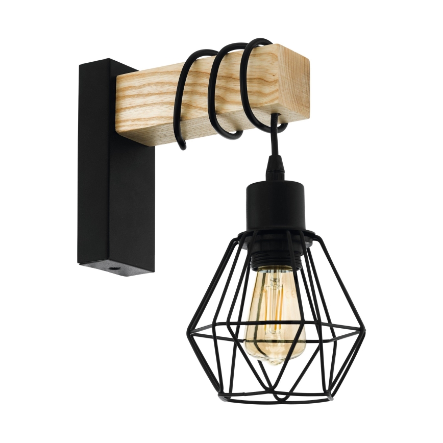 Eglo - Wall light TOWNSHEND 1xE27/60W/230V - FSC certified