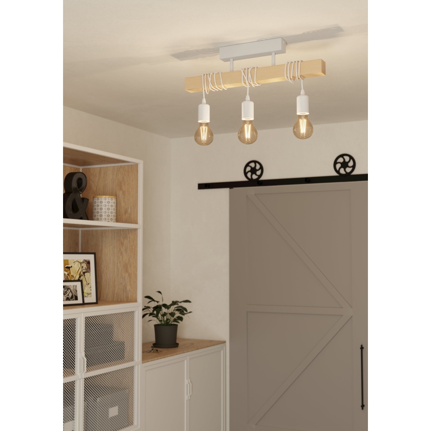 Eglo - Surface-mounted chandelier TOWNSHEND 3xE27/60W/230V - FSC certified